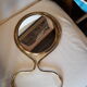 Psyche brass mirror 22x27cm