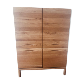 Contemporary wardrobe solid oak ethnicraft