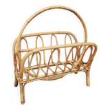 Antique bamboo magazine rack