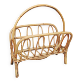 Antique bamboo magazine rack