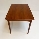 Solid wood extendable Danish table, 1970s