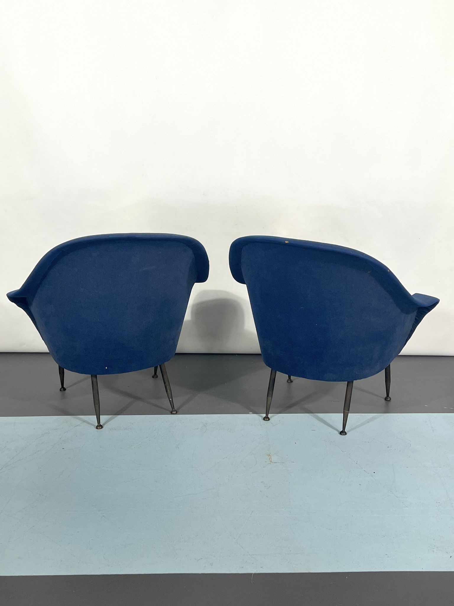 Mid-century modern loveseat and armchairs 50s