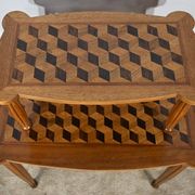 Walnut and Rosewood Marquetry Service Table – 1940