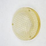 Gold ceiling lamp, 1980s