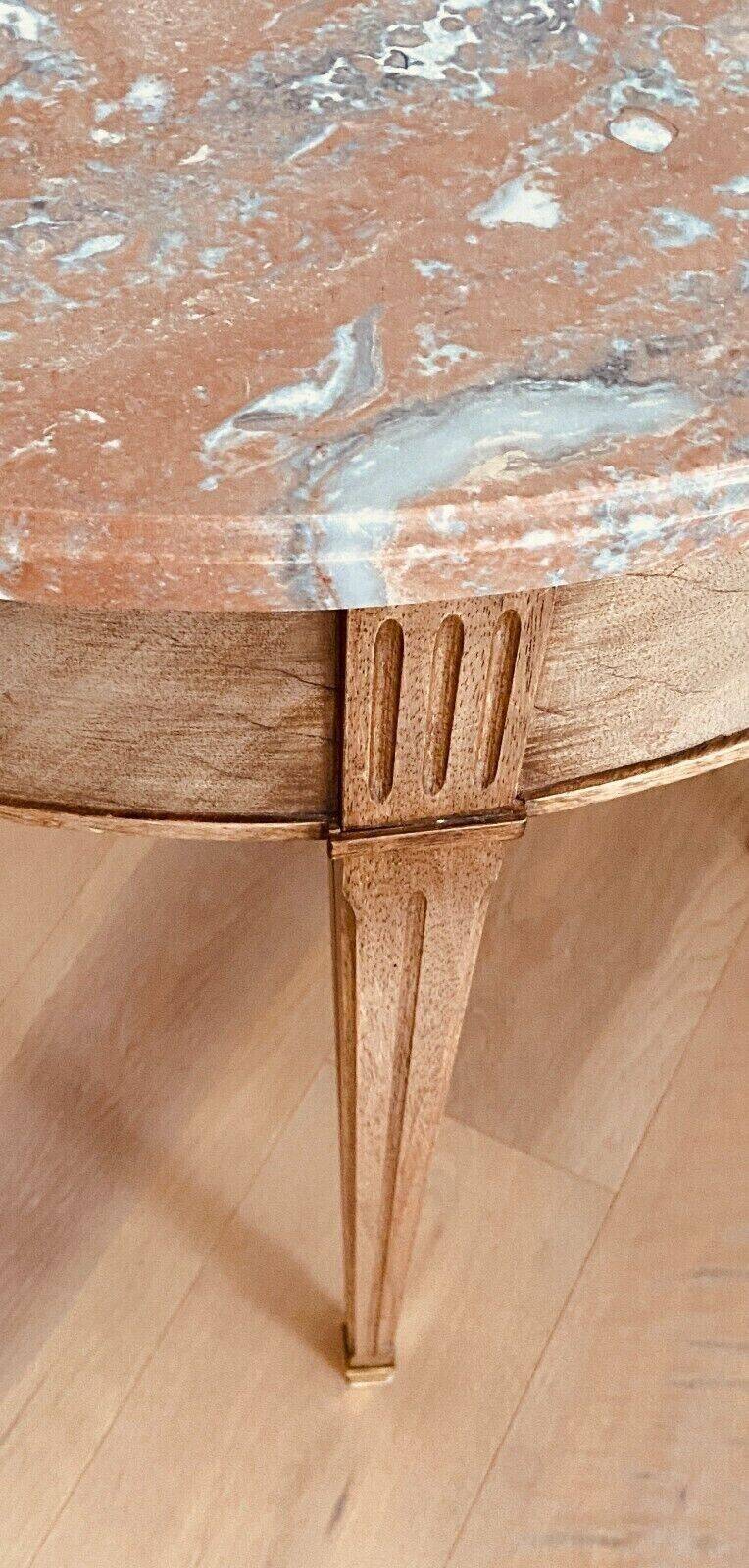 Louis XVI style pedestal table in mahogany and 20th century veneer