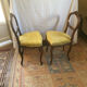 Rococo chair pair