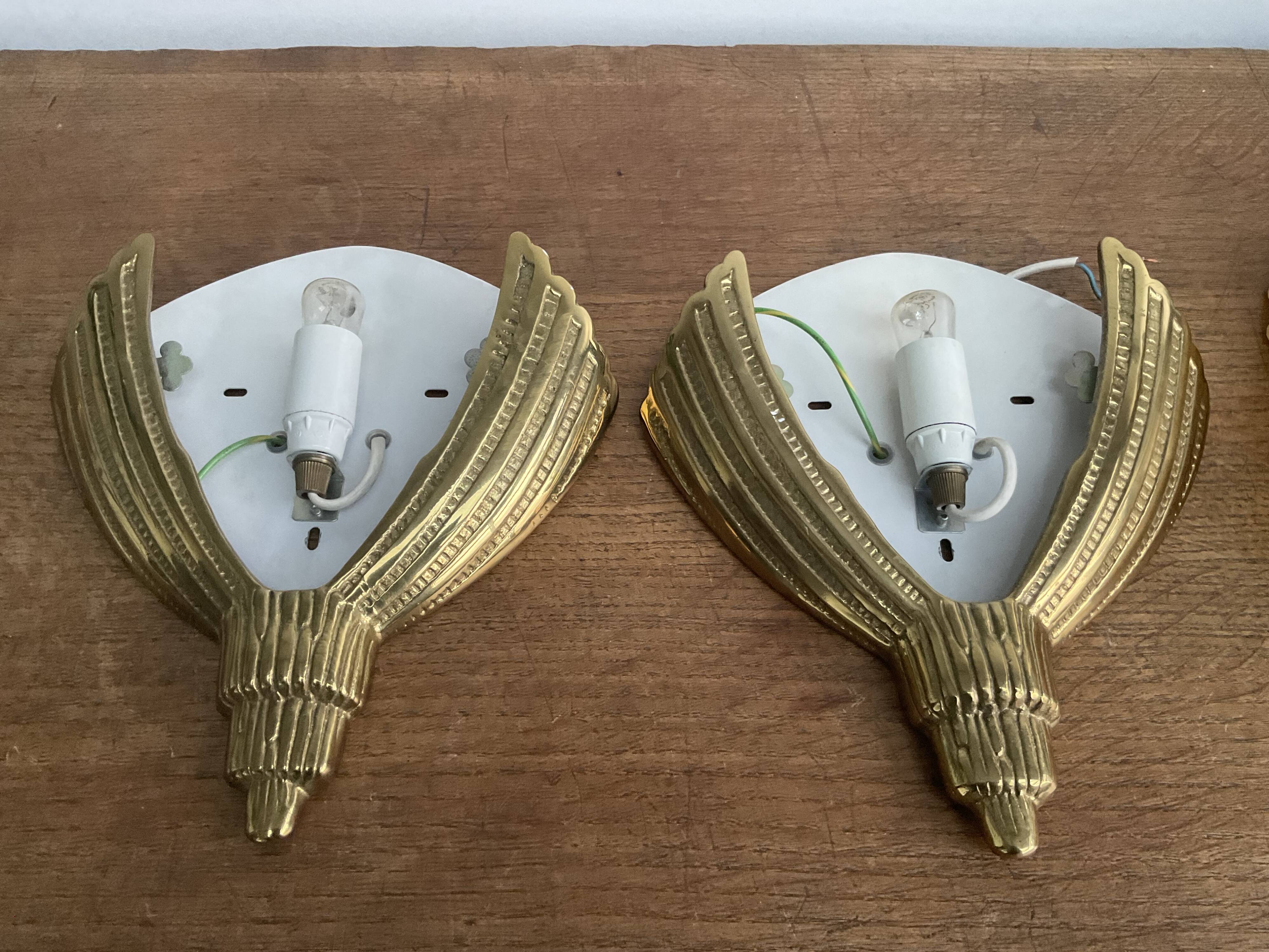 Pair of Art Deco wall sconces