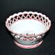 Openwork earthenware basket cup by Malicorne Emile Tessier