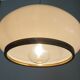 White opaline suspension and aged brass rim