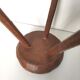 Wood tripod stool