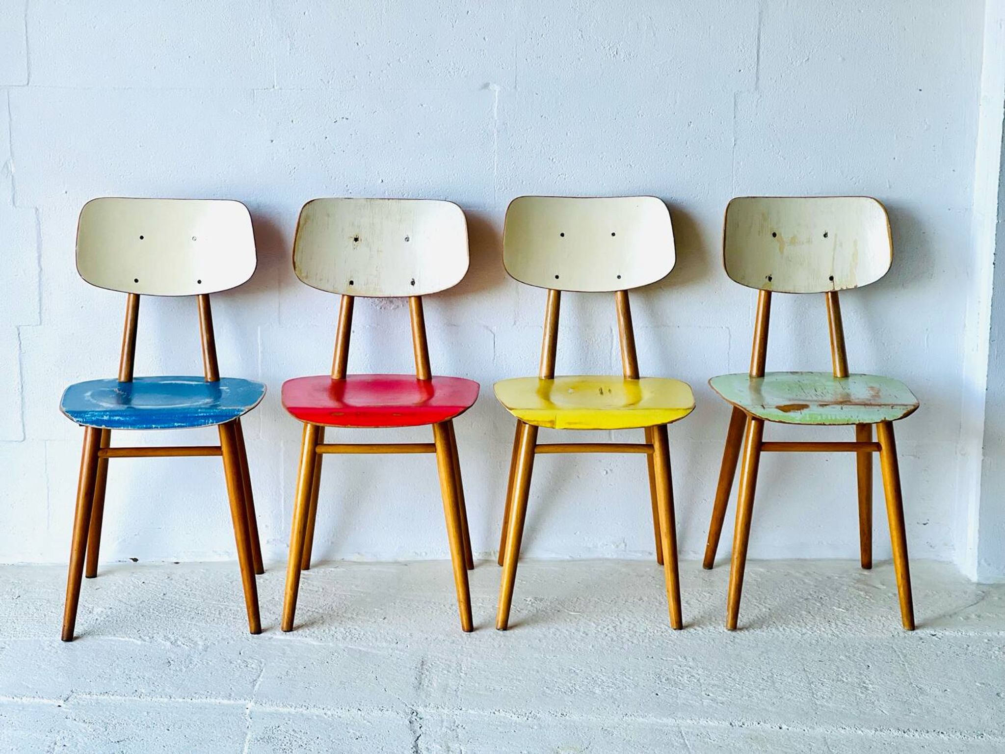 Bistro chairs from TON, 1960s