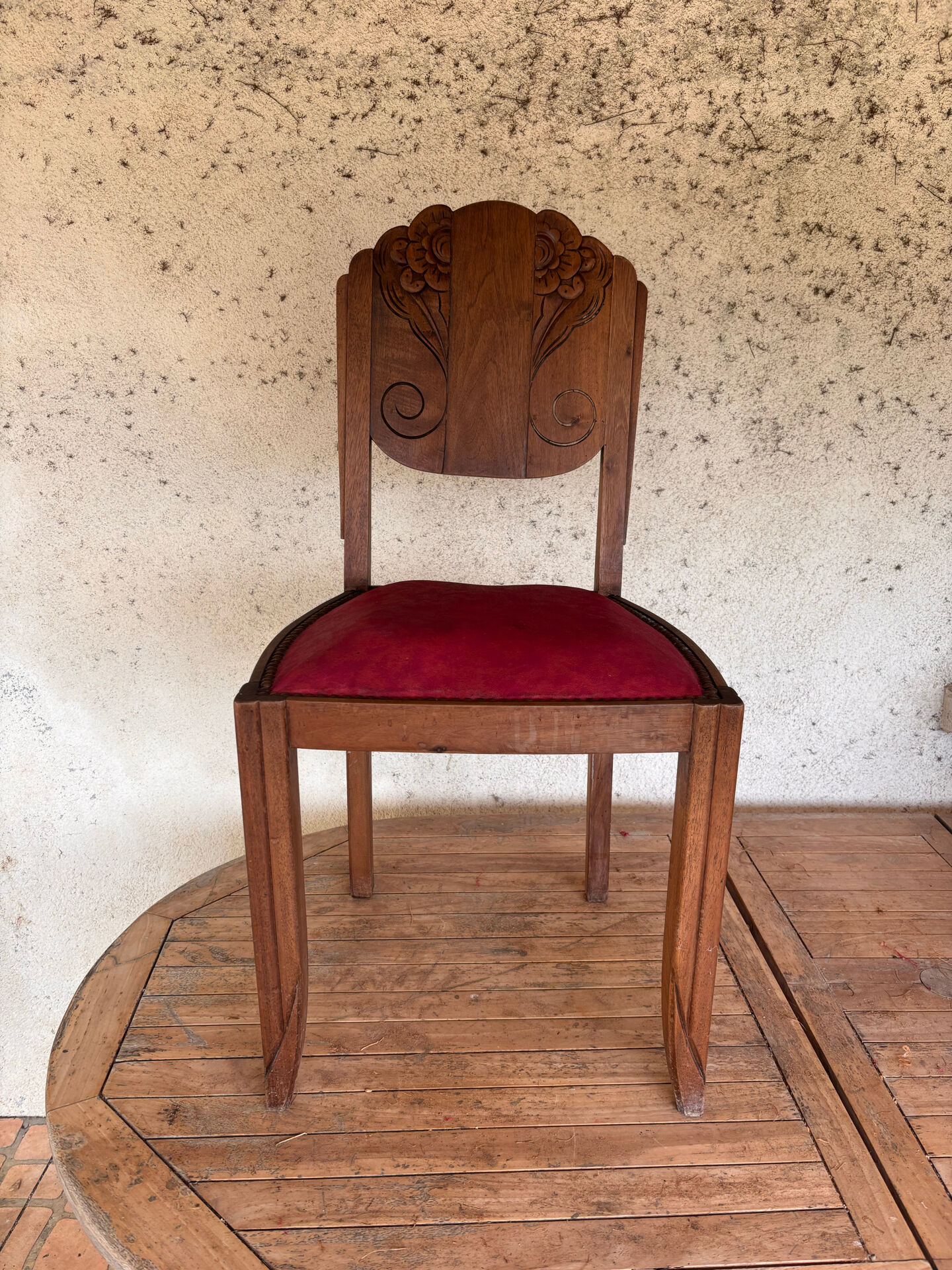 Chaise art nouveau