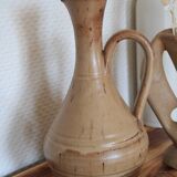 Lot de 2 carafes/pichets anciens grès