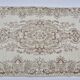 Beige And Brown Vintage Oushak Carpet sku 3578