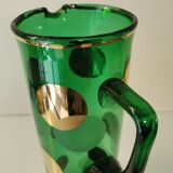 Glass orangeade service from the 1970s