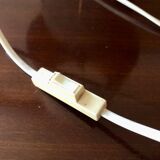 Ceramic lamp and textured fabrics