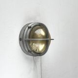 Mid-Century Danish Outdoor Metal Wall Lamp Model Skot by Lauritz Knudsen for Louis Poulsen, 1960s