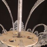 Lustre Art Déco, Barovier & Toso, verre de Murano, années 1950