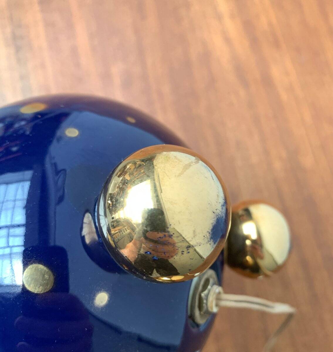 Italian table lamp from the mid-century, 1950s.