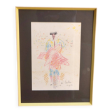 Jean Cocteau dessin Torero 1952