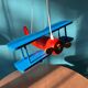 Airplane wooden pendant light
