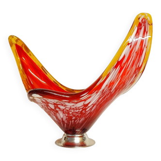 Centre de table en verre de Murano. Italie années 1970.