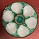 6 Longchamps shell-patterned earthenware plates