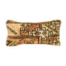 Housse de coussin vintage 25x50 cm kilim