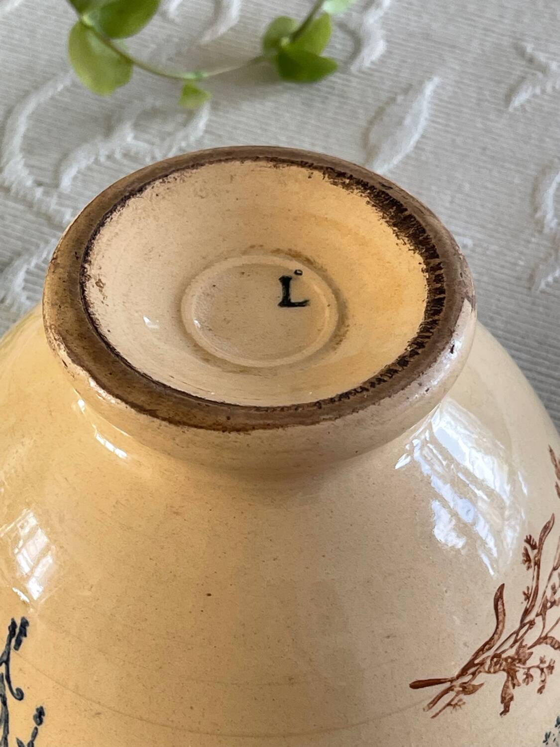 Bol en faïence XIX ème .