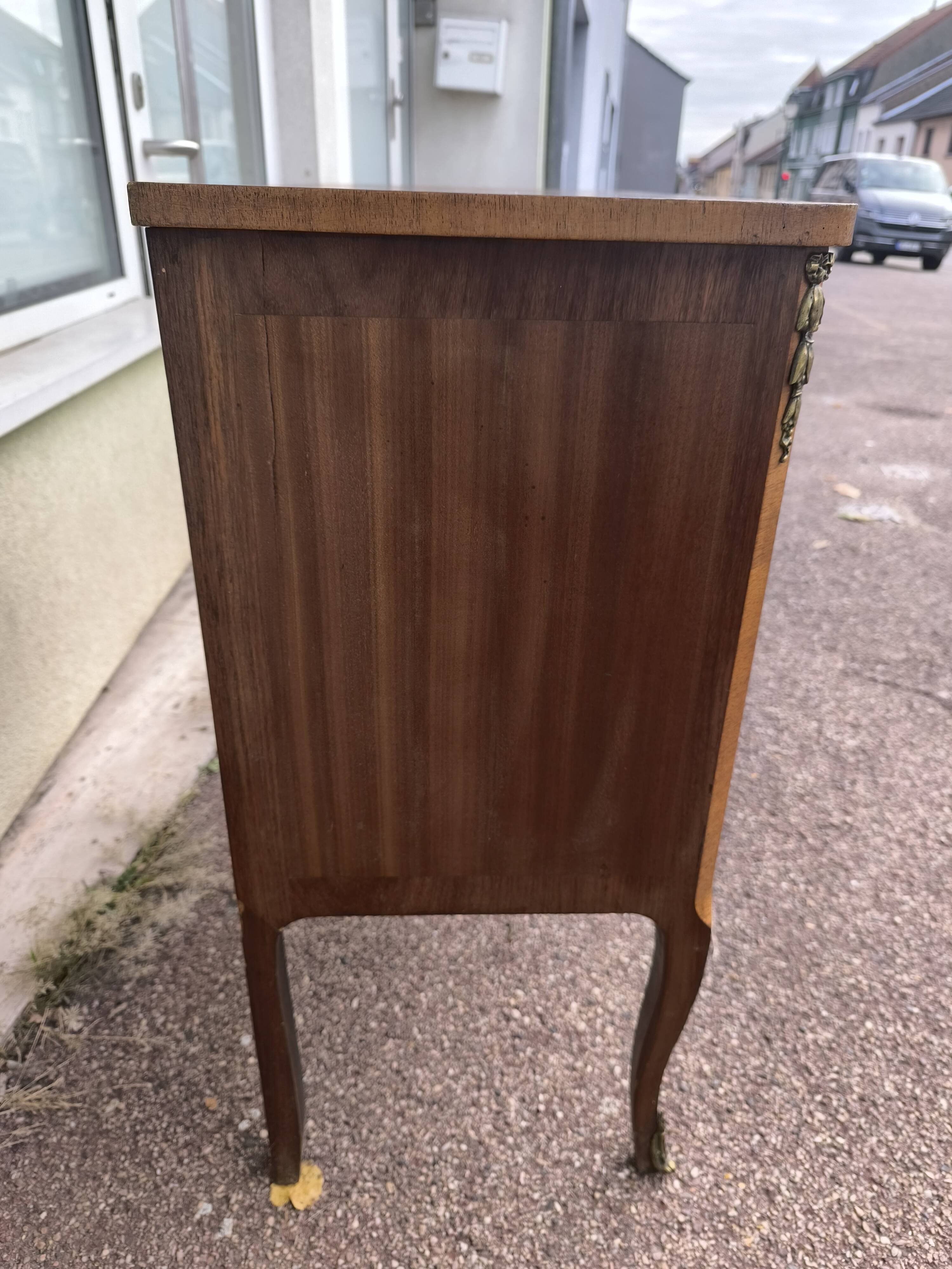Small Louis XVI Style Marquetry Chest of Drawers Circa 1930/1950