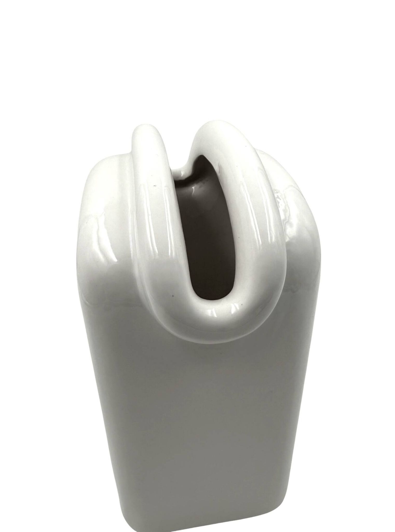 Sergio Asti, vase en céramique moderne, Gabbianelli Italie ca. 1970