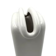 Sergio Asti, vase en céramique moderne, Gabbianelli Italie ca. 1970