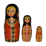 Dolls Russians matriochkas trundle
