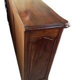 Louis XV Style Sideboard in Mahogany with Four Doors