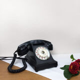 Old phone in black Bakelite