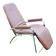 Old chaise longue in faux leather skai lama
