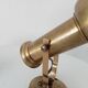 Pair of vintage wall sconces CVL in solid gold brass.