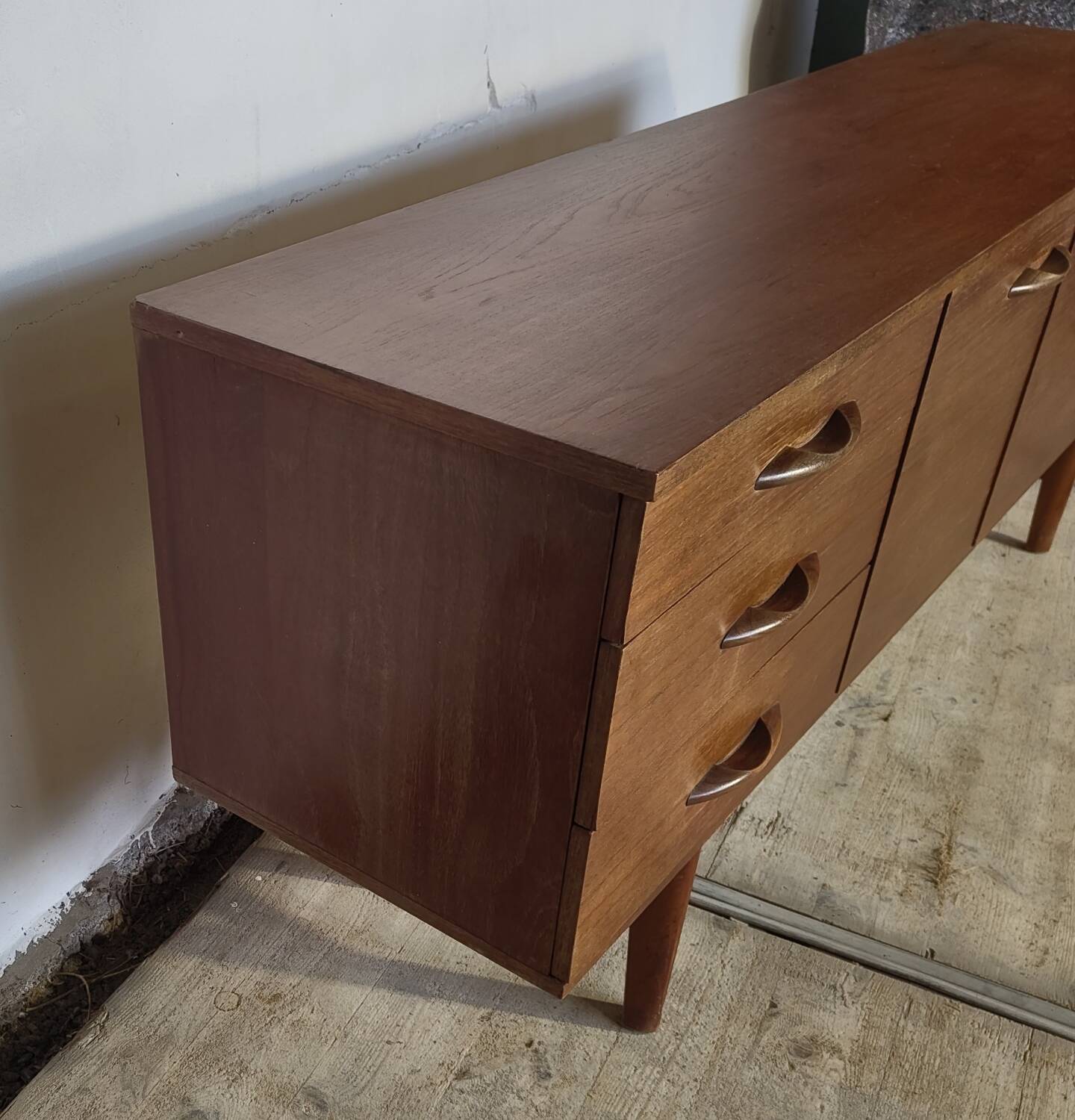 Vintage Scandinavian mid-century enfilade, 1960s.