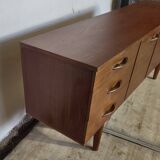 Vintage Scandinavian mid-century enfilade, 1960s.