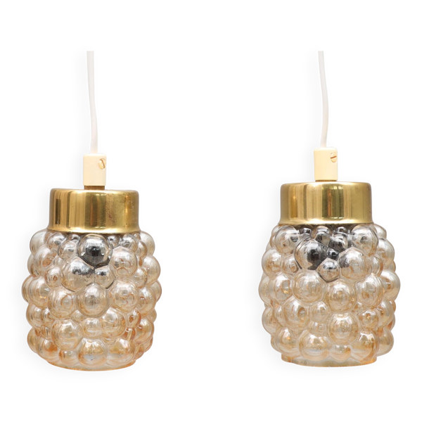 Lampe à suspension à bulles Helena Tynell, Allemagne, 1960