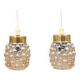 Helena Tynell bubble pendant lamp, Germany, 1960