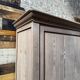 Large workshop wardrobe in pitch pine - Early 20th century