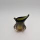 Sommerso Vase Flavio Poli Seguso Murano Green Amber Glass 1950