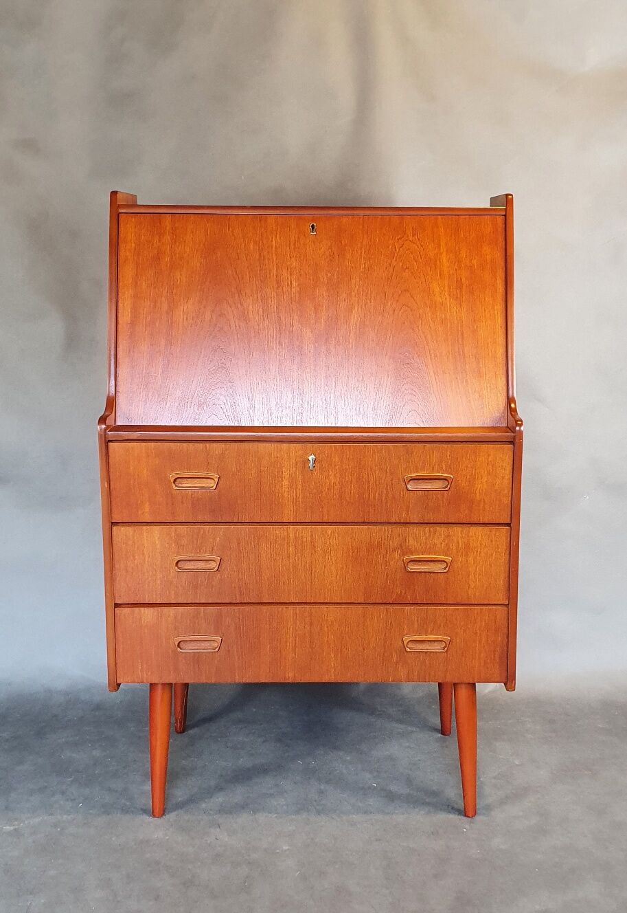 Norwegian vintage teak writing desk, 1960