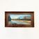 Tableau, huile sur carton « Rivière dans les Alpes »