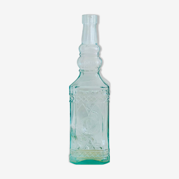 Vintage octopus glass decanter bottle
