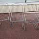 Set of 6 chrome chairs