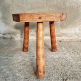 Brocante stool 3-legged plant table