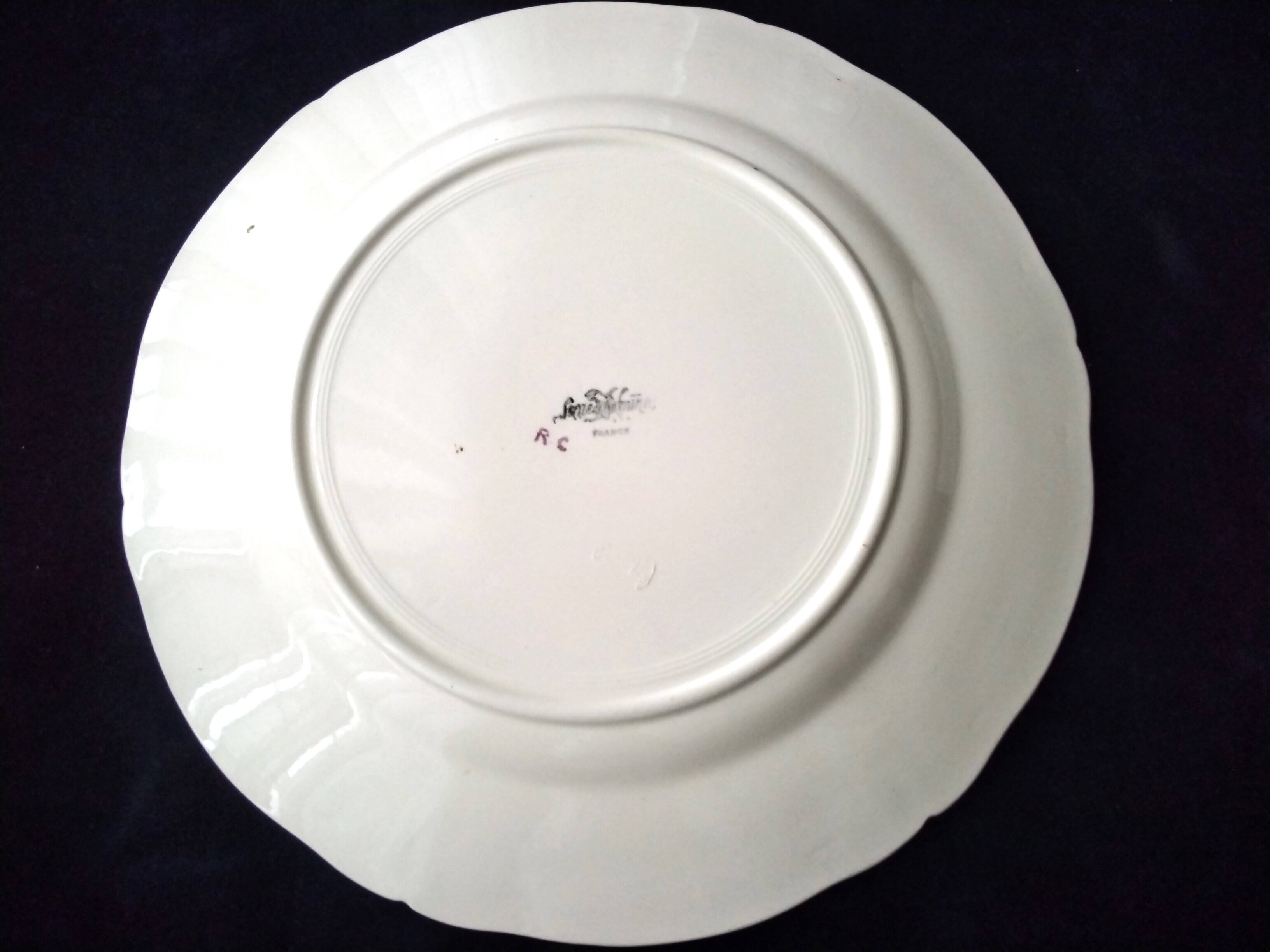 Sarreguemines earthenware cake dish