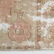 4x7 Cream & Brown Oriental Vintage Area Rug, 118x210Cm